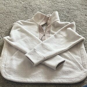 Alpine Design Women's Cream Quarter-Zip Sweater